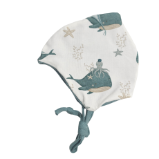 Bindemütze Küstenkind Wale Oktopus (mint)